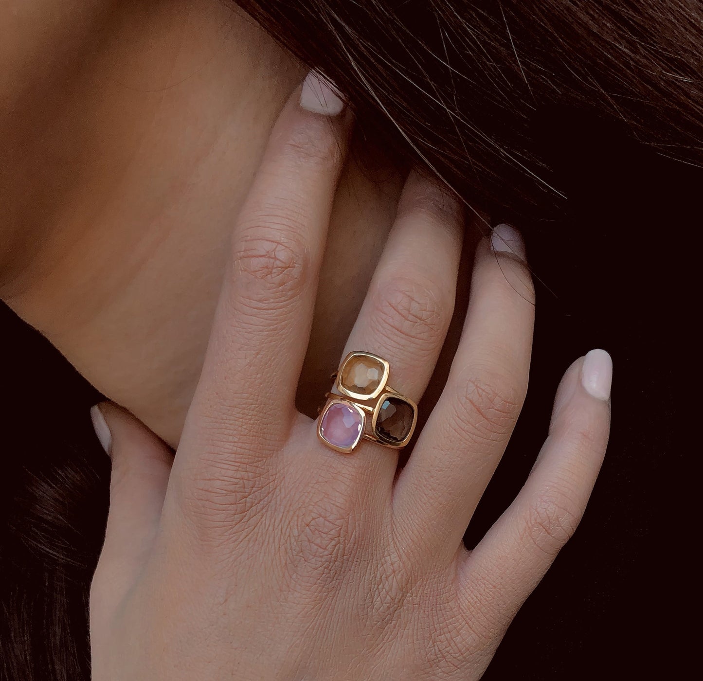 Composition of Les Divines rings